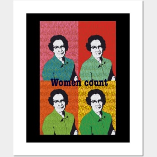 Katherine Johnson: women count Posters and Art